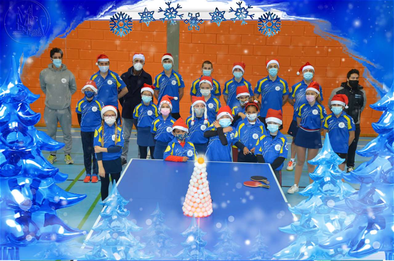 AE Mundão Table tennis puzzle online from photo
