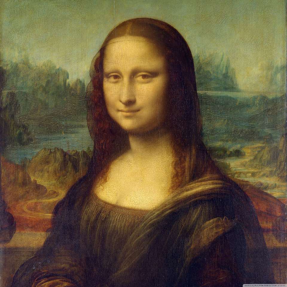 mona lisa puzzle puzzle online from photo