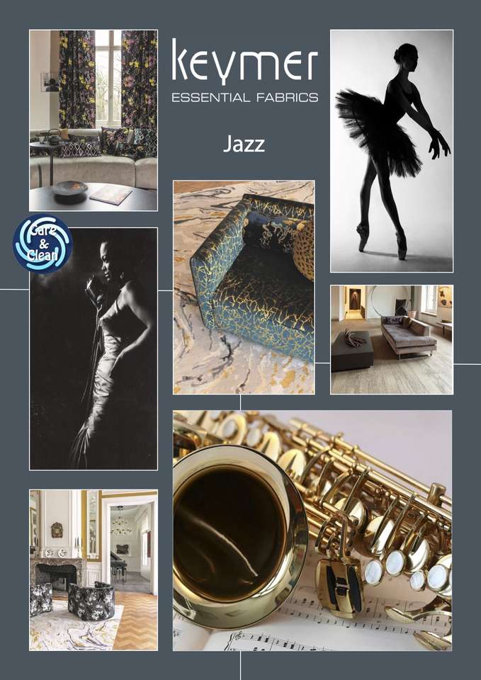 Moodboard Collection Jazz Online-Puzzle vom Foto