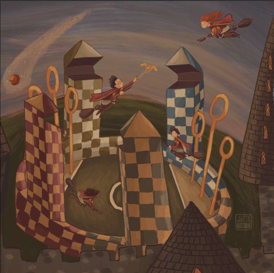 QuidditchSMS puzzle online din fotografie
