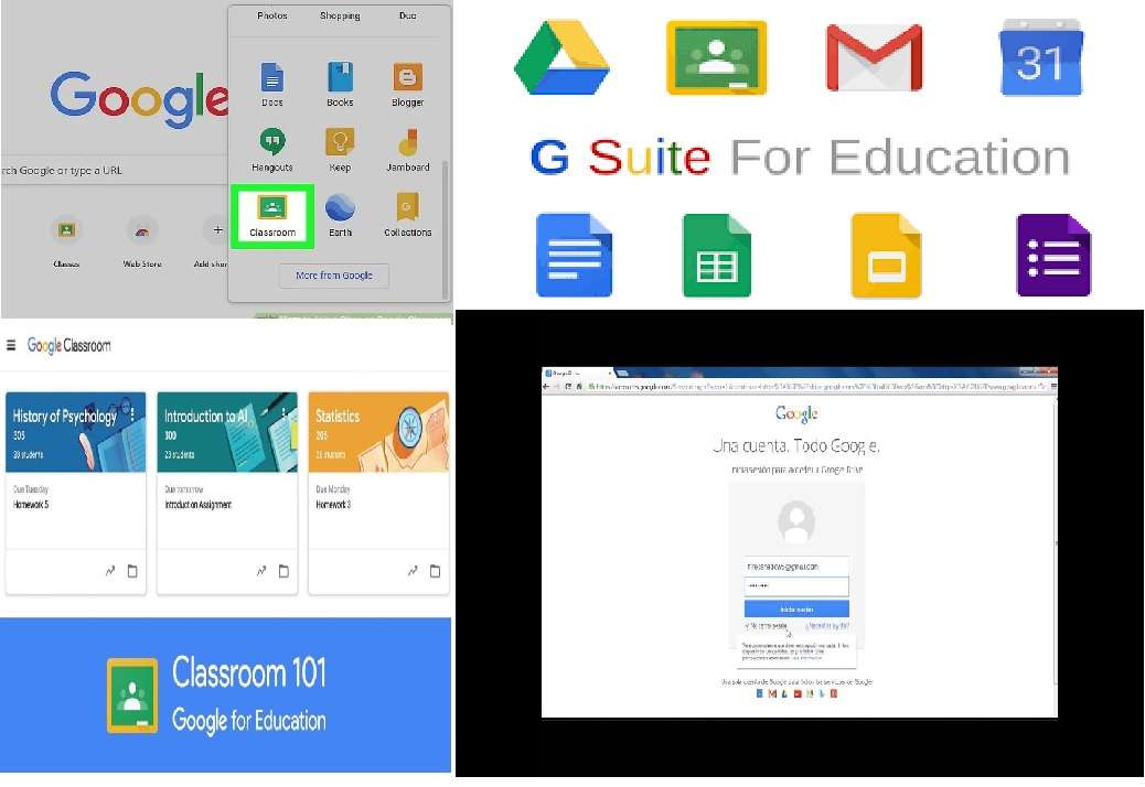 Google education puzzle online from photo