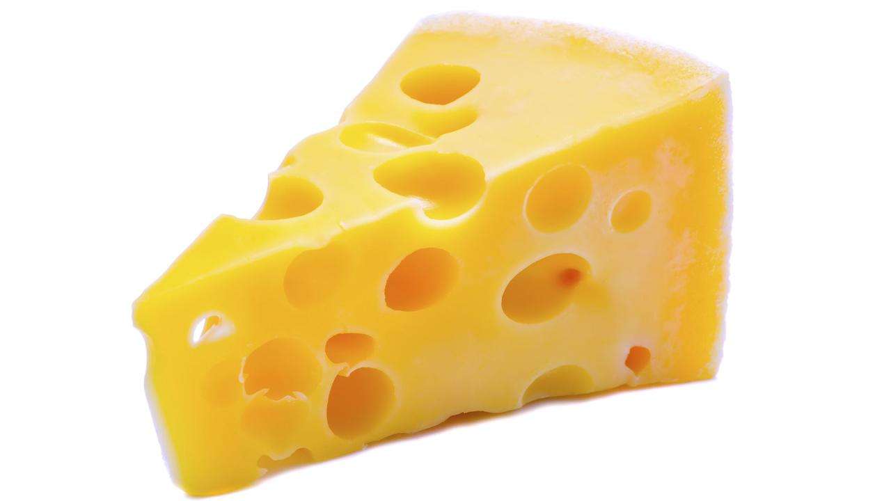 ost med hål pussel online från foto