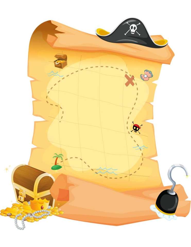 Mapa do tesouro puzzle online