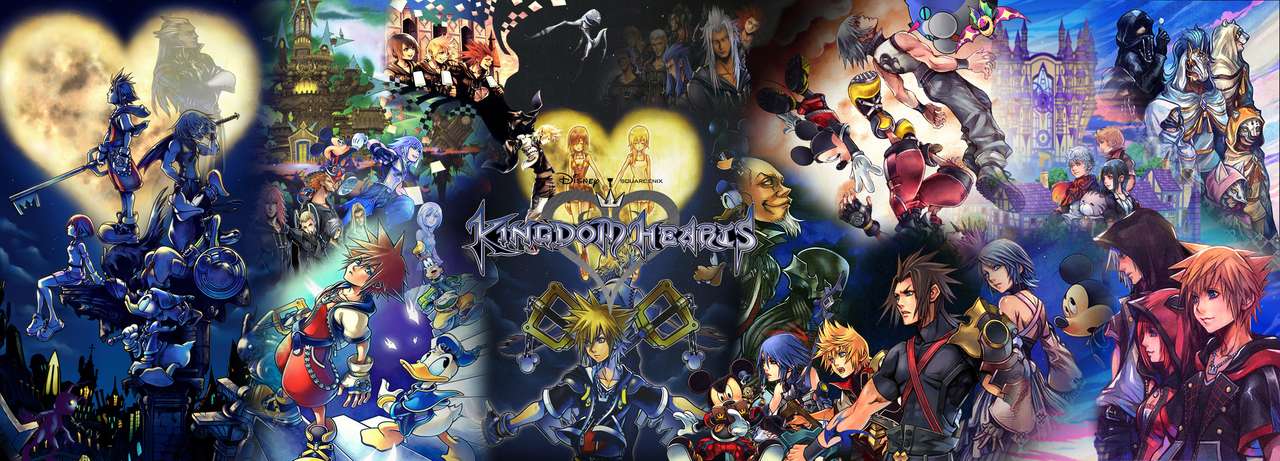 Kingdom Hearts puzzel online van foto