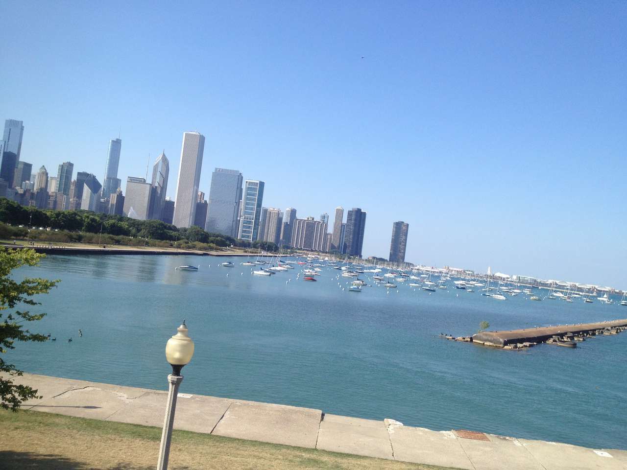 Paisaje-Chicago puzzle online from photo