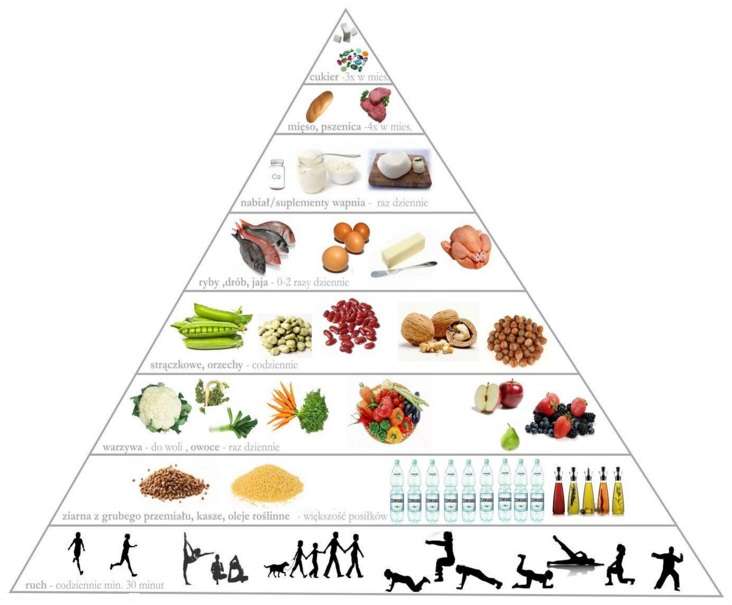 potravinová pyramida puzzle online z fotografie