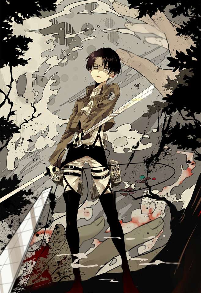 levi ackerman tingz puzzle online from photo