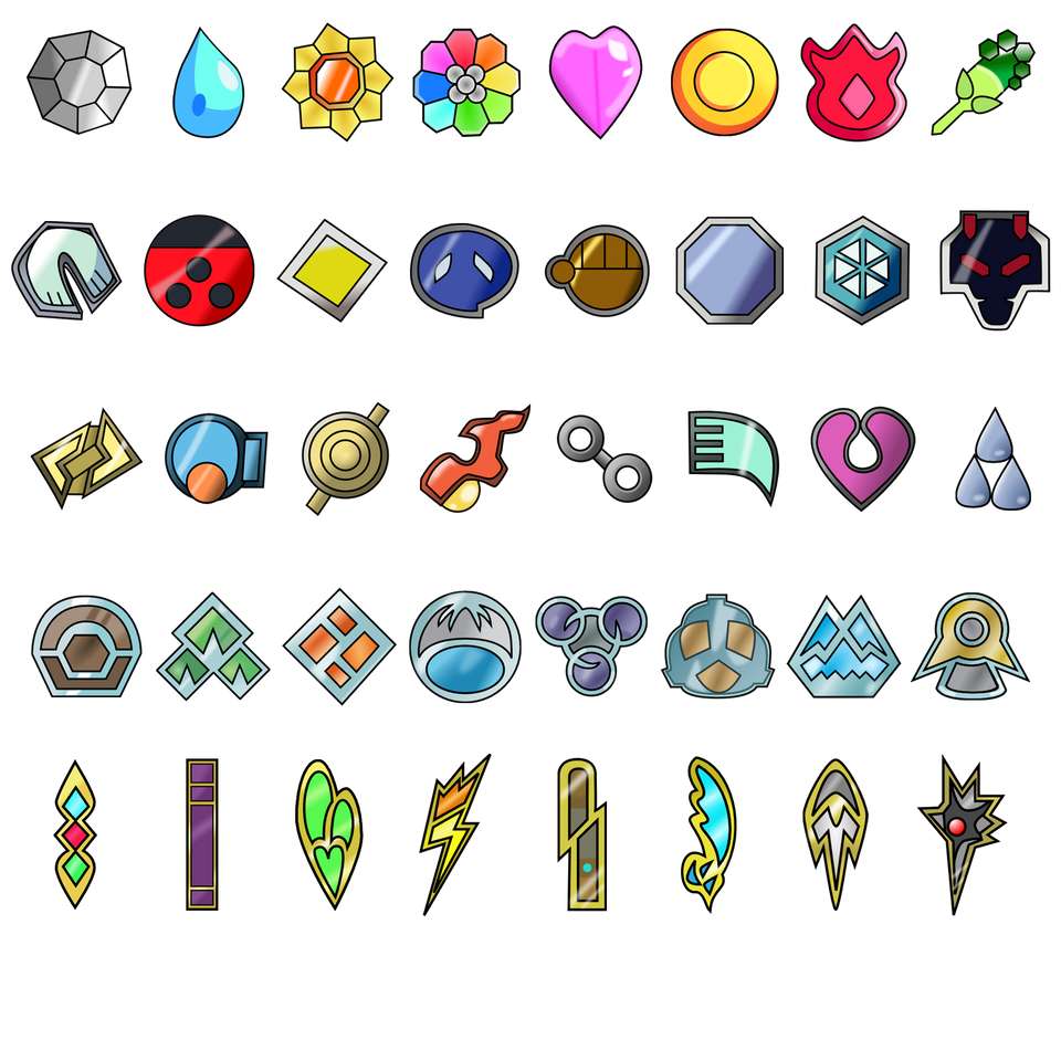 emblemas de Pokémon puzzle online
