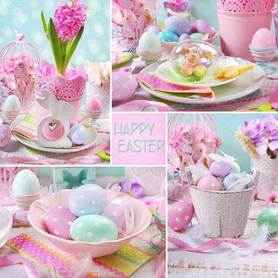 Easter is coming puzzle online from photo