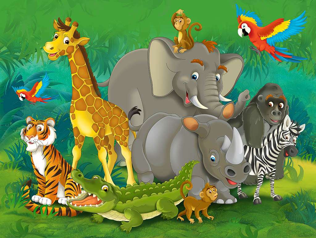 Animal puzzle puzzle online from photo