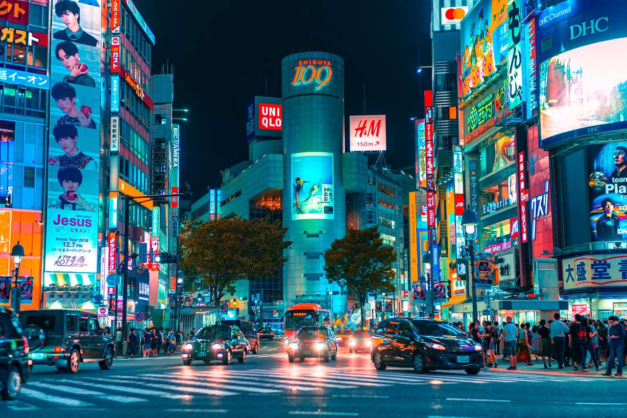 japán város puzzle online fotóról