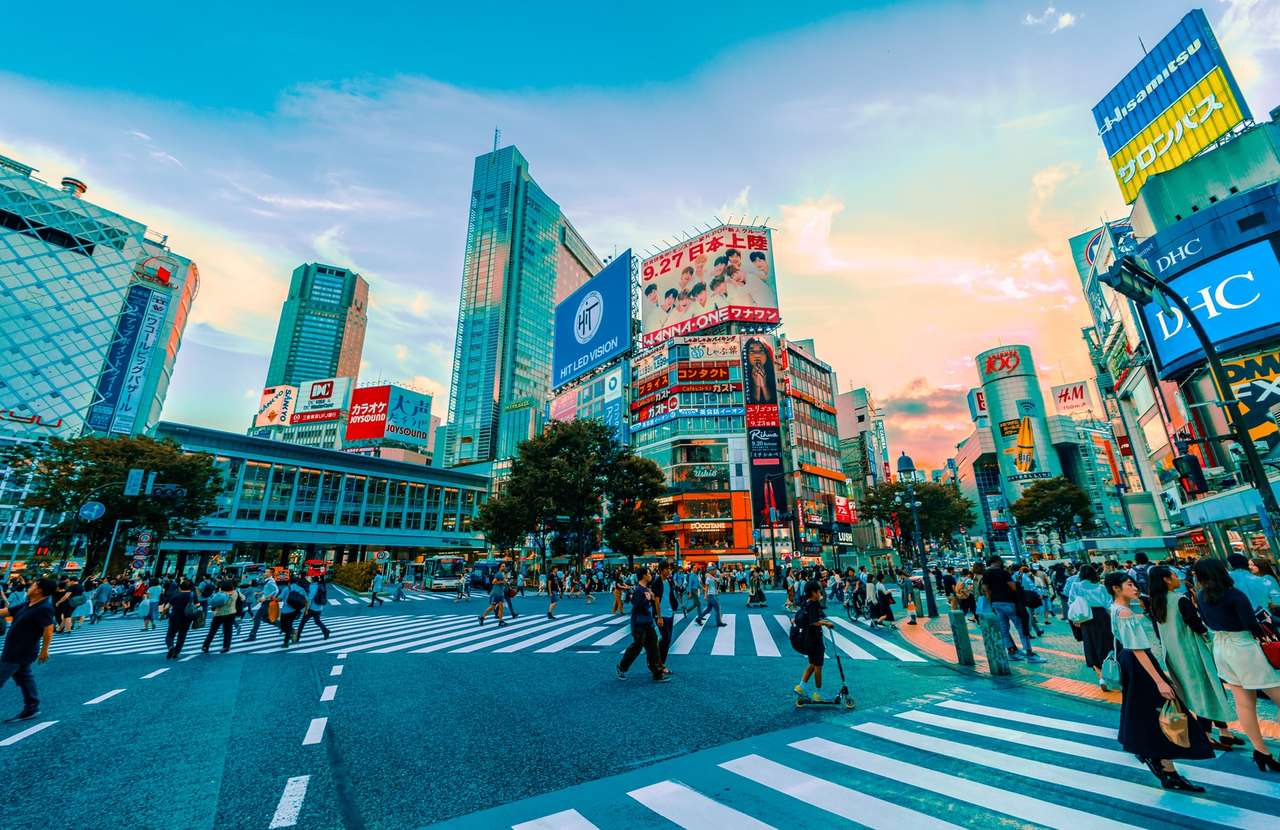 японска пешеходна пътека онлайн пъзел
