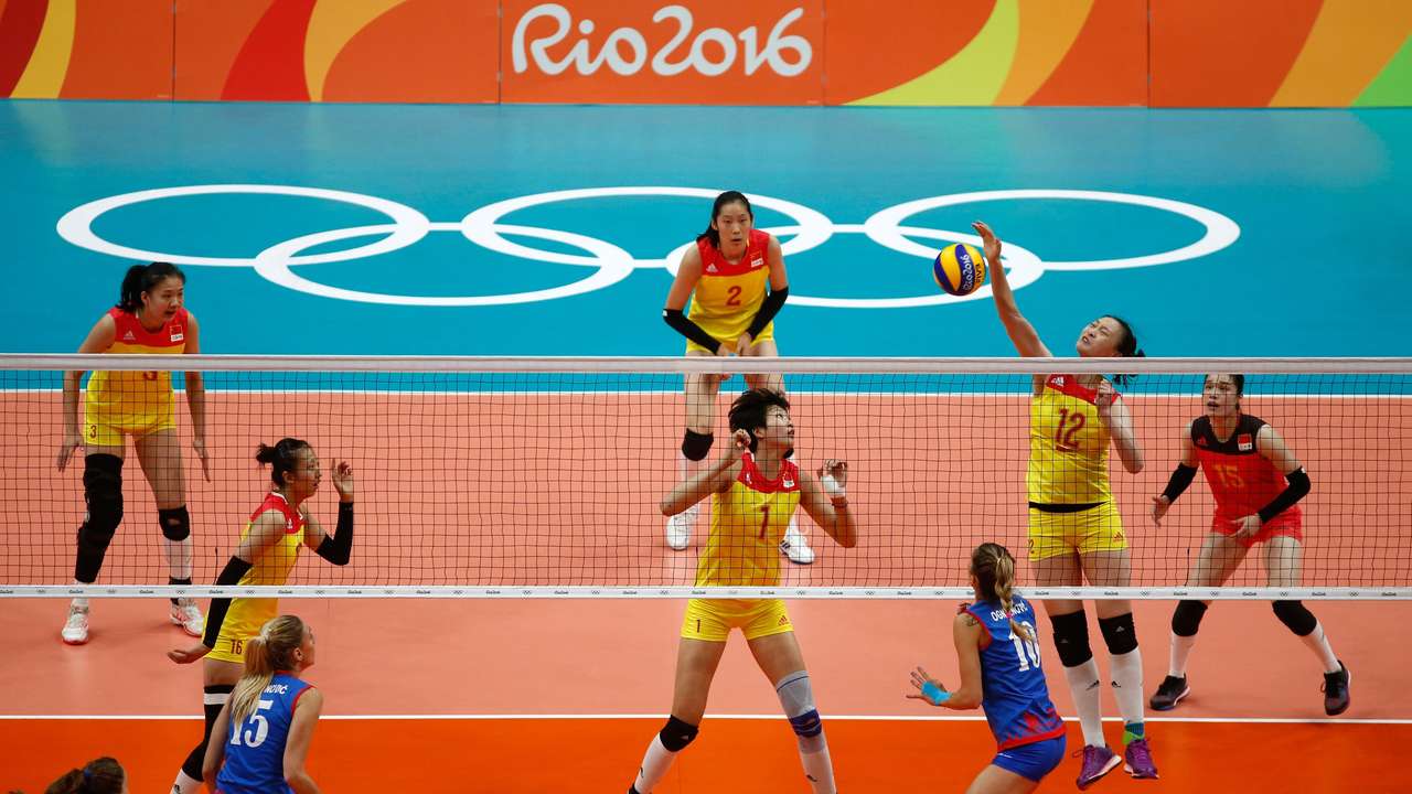 volleyball puzzle online from photo