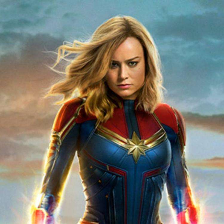 Captain Marvel puzzle online from photo