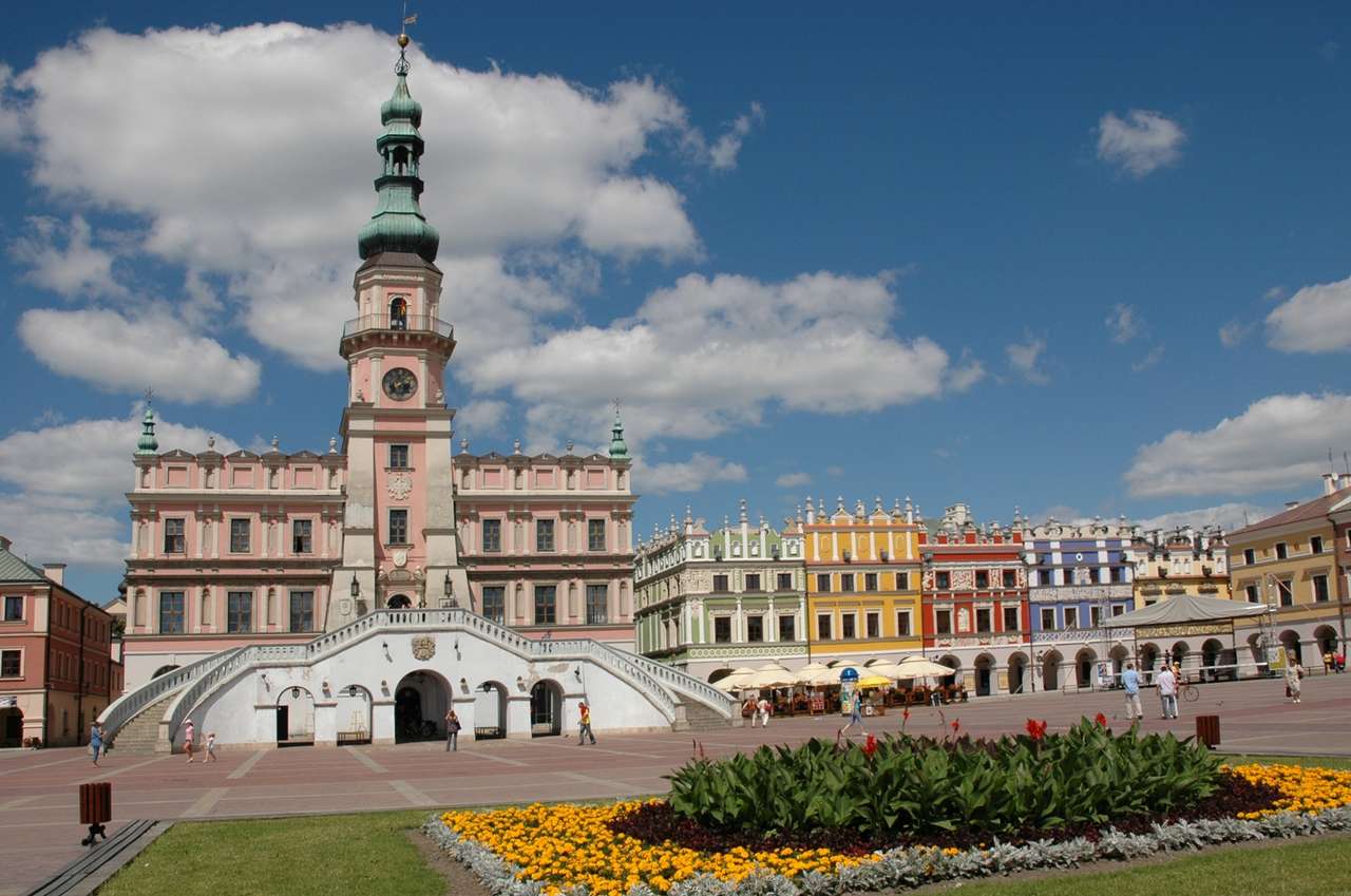 zamość - the market square online puzzle