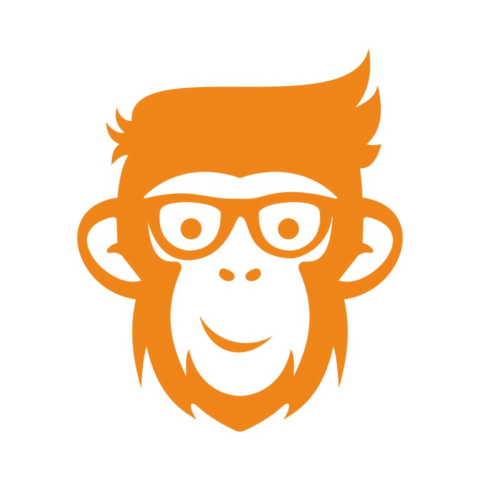 oranžová opice puzzle online z fotografie