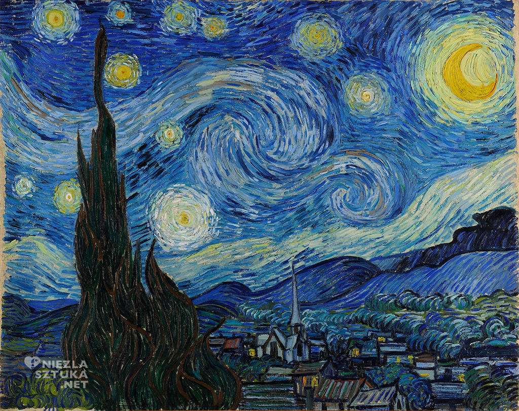 Sternennacht von Vincent van Gogh Online-Puzzle