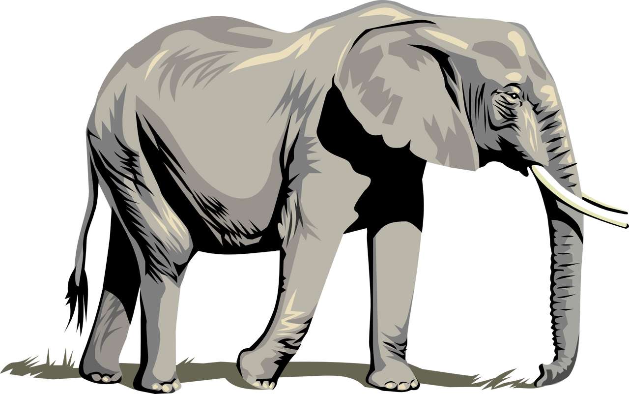 l'éléphant puzzle en ligne à partir d'une photo