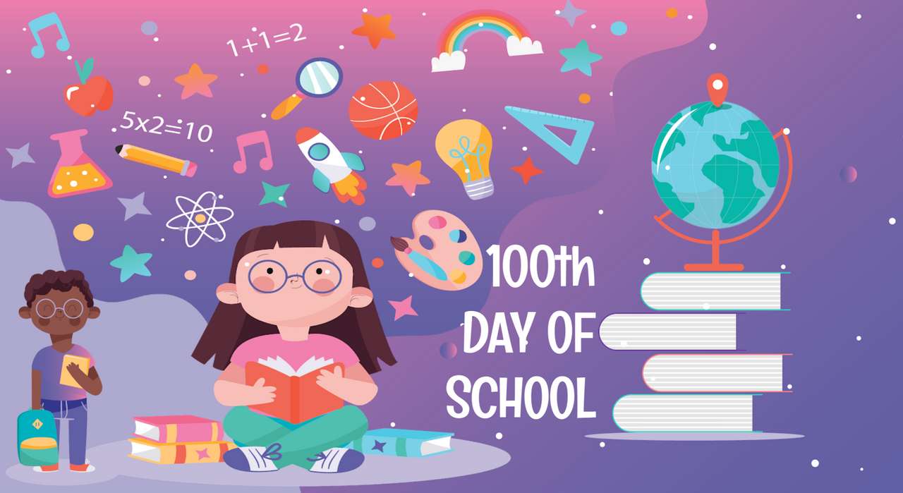 Нашият 100-и учебен ден! онлайн пъзел