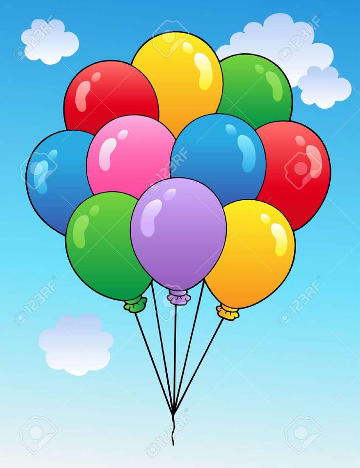 balões puzzle online