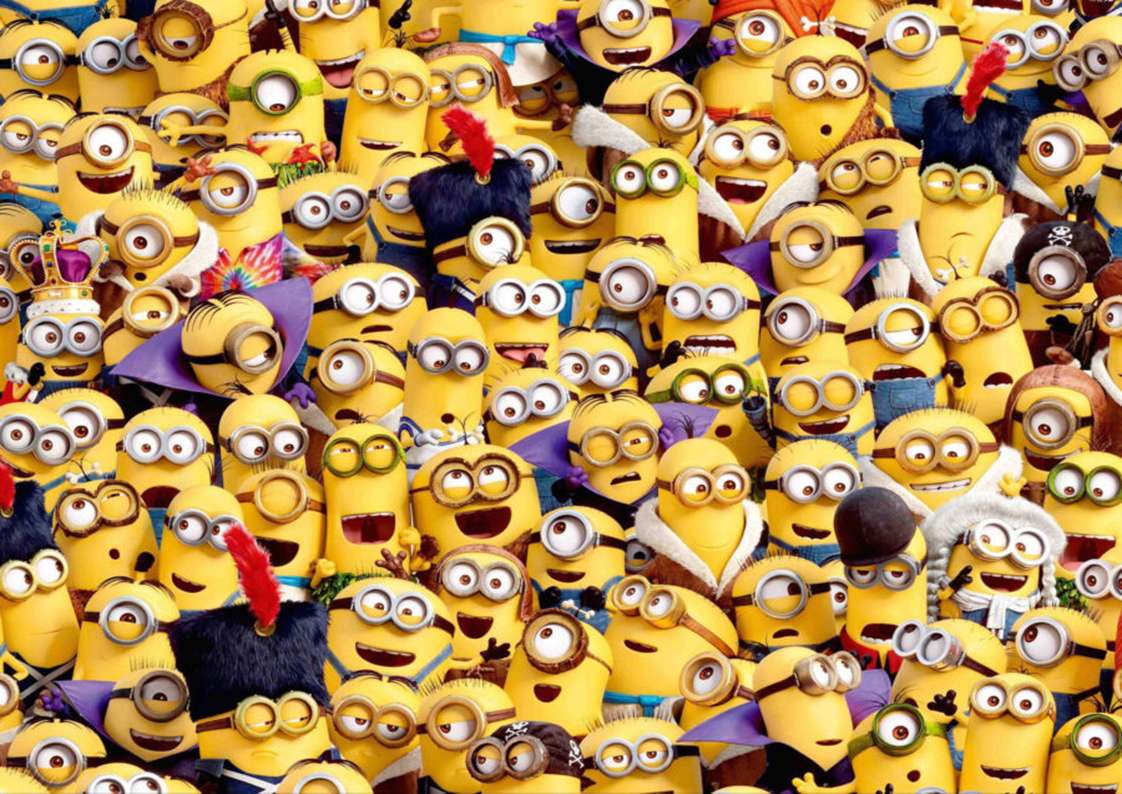 Minion elementary school class puzzle online from photo