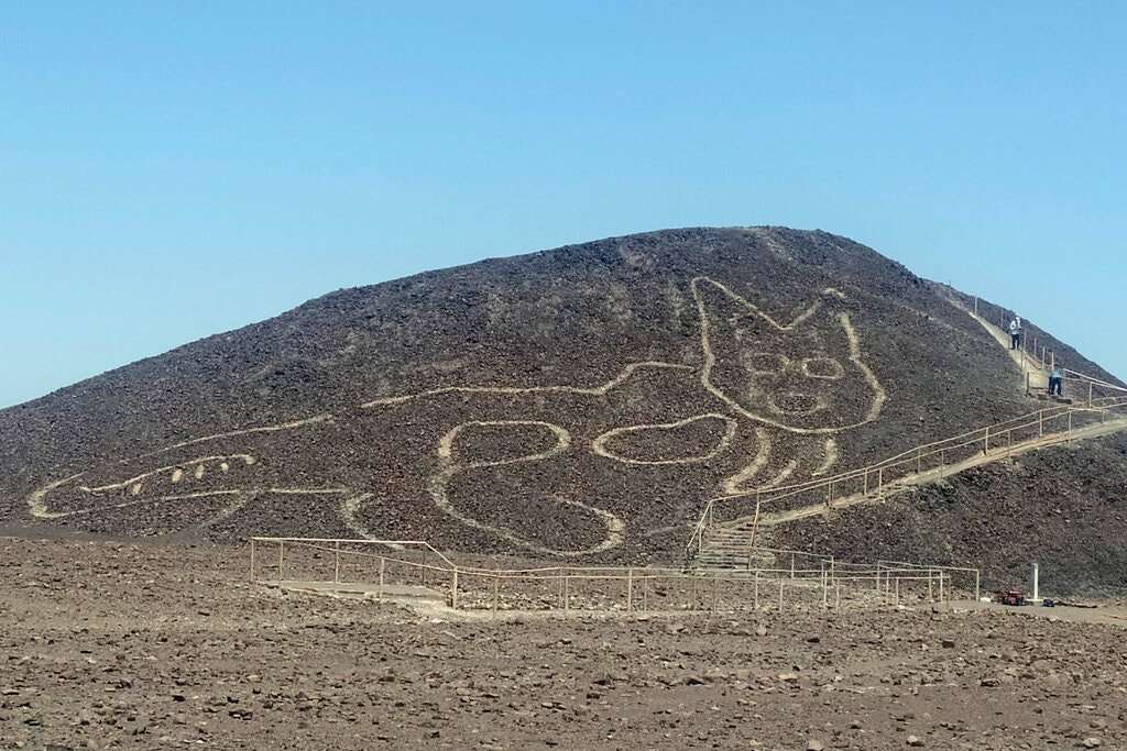 Nazca vonalak puzzle online fotóról