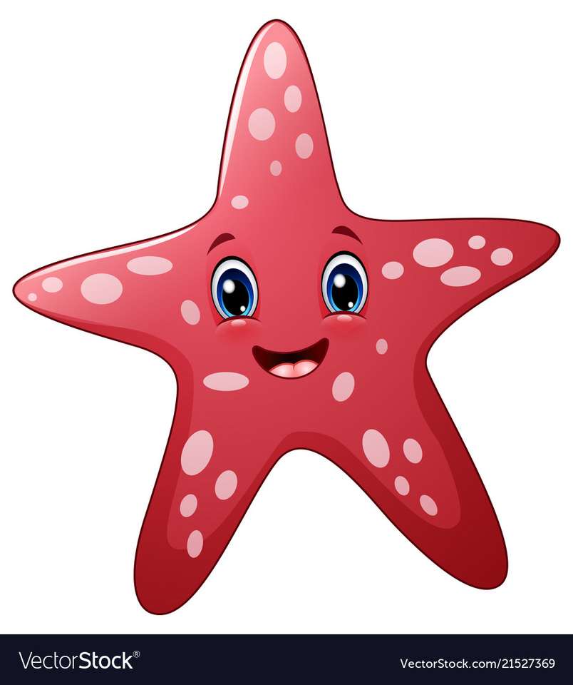 Star fish puzzle online from photo