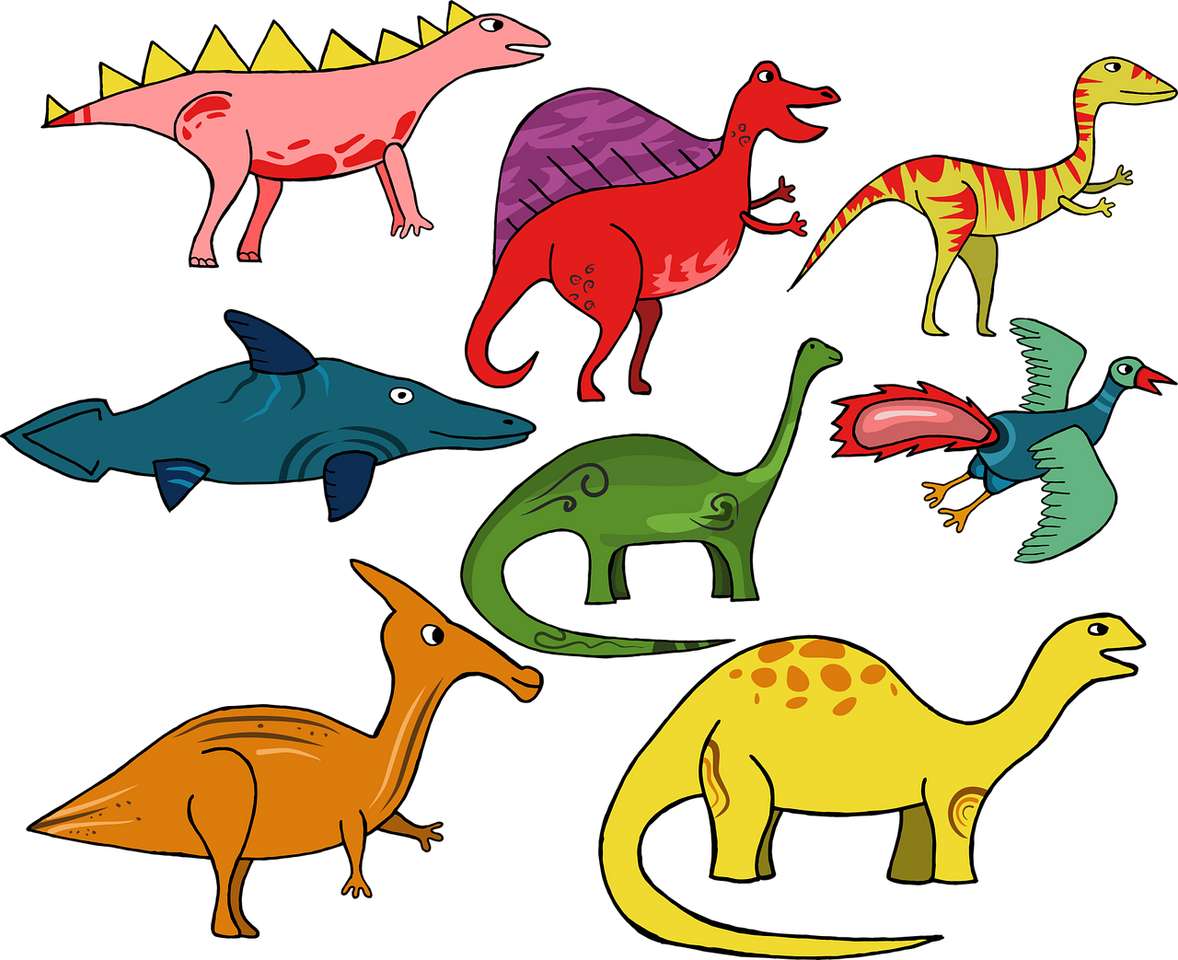 A dinoszaurusz nevem online puzzle