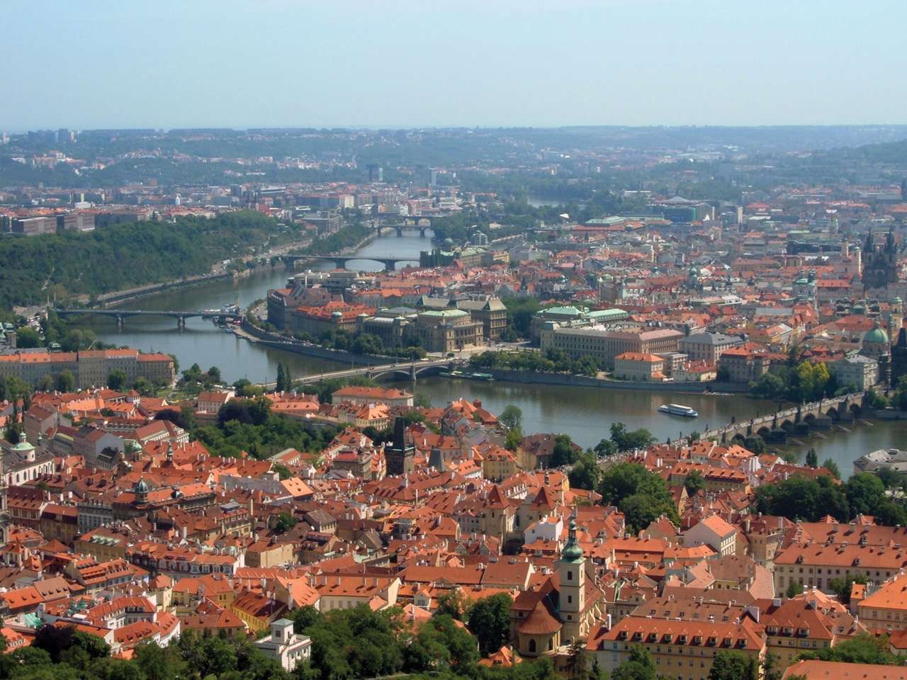 Řeka Praha online puzzle