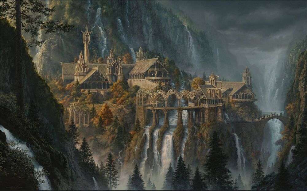 Rivendell puzzle online from photo