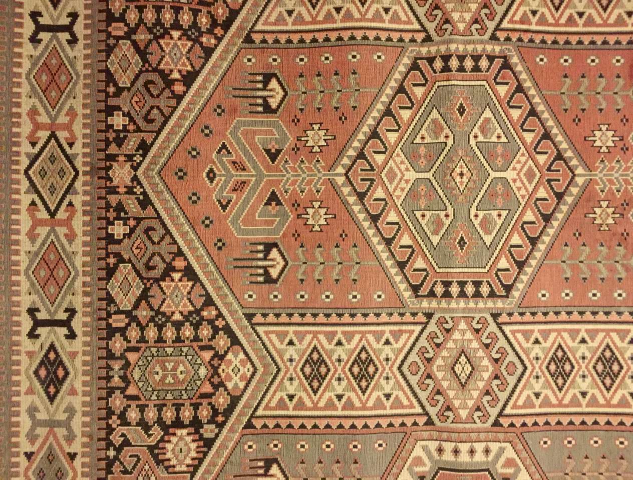Oud Zweeds tapijt puzzel online van foto