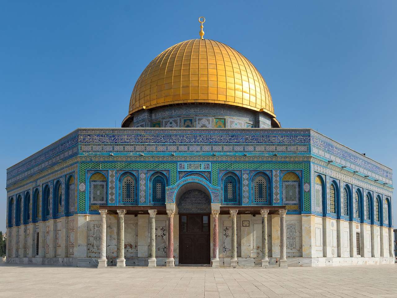 the dome of the rock puzzle online from photo