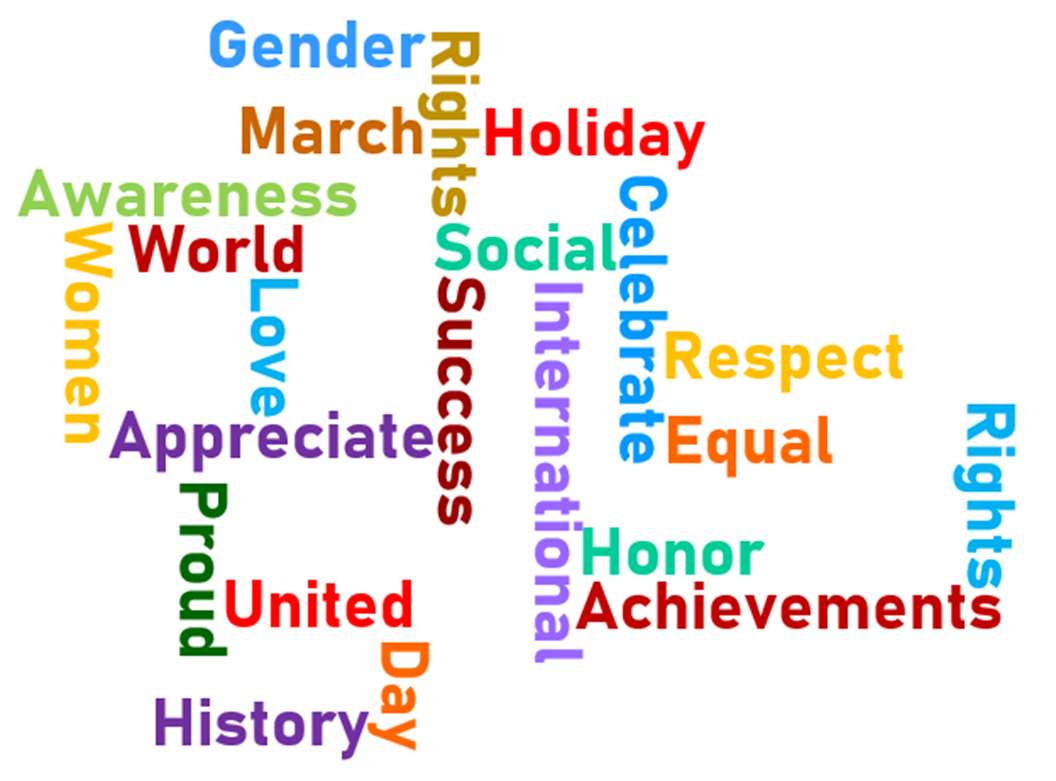 International Women's Day puzzle online from photo