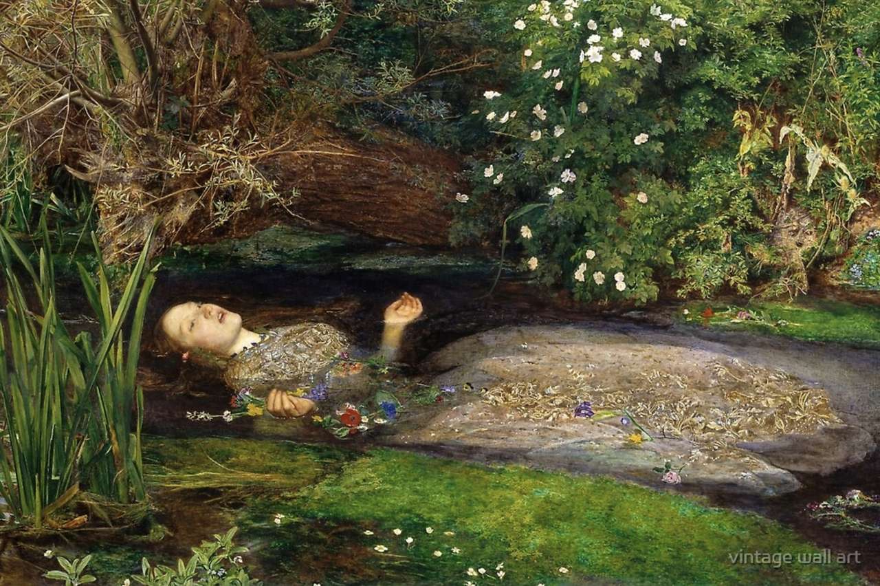 Ophelia, "Hamlet", by William Shakespeare puzzle online from photo