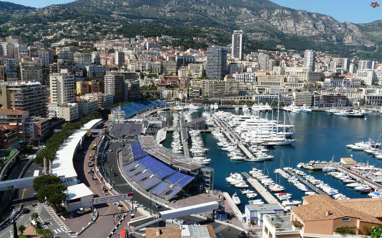 Panorama von Monaco Online-Puzzle
