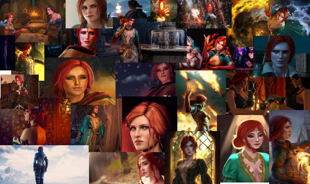 The witcher Triss Merigold puzzle online from photo