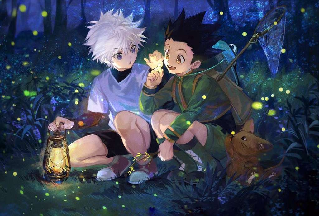 Gon and Killua puzzle online from photo