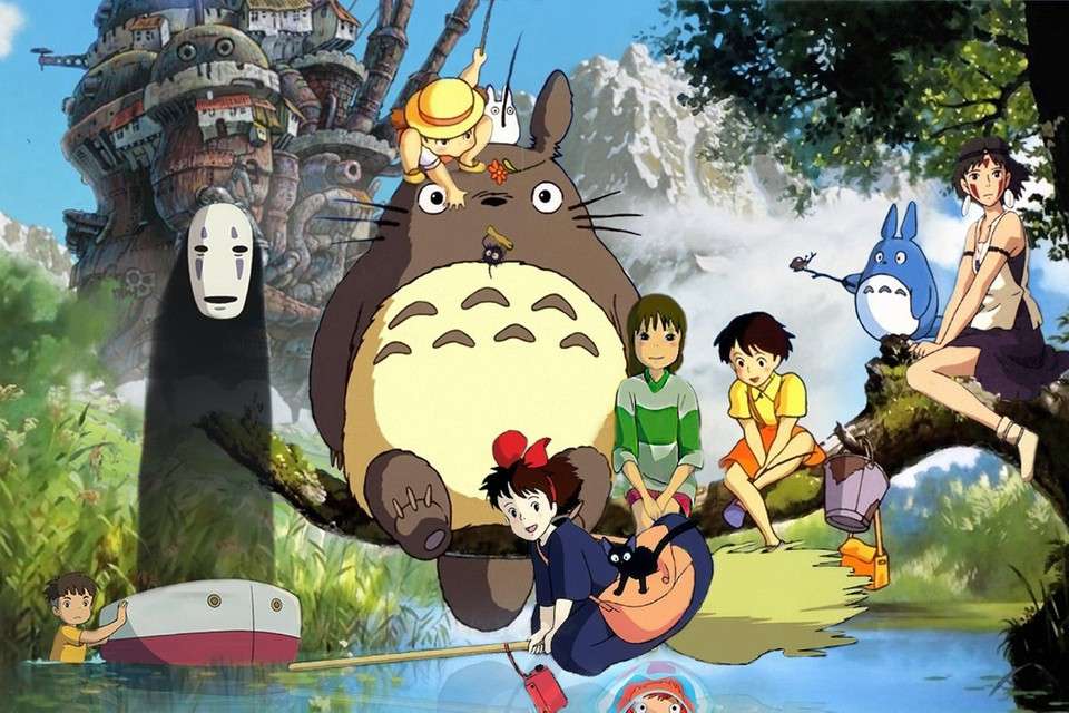tým miyazaki puzzle z fotografie