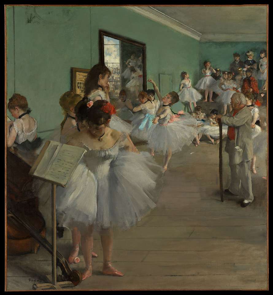 Rompecabezas de Degas (Clase de ballet) rompecabezas en línea