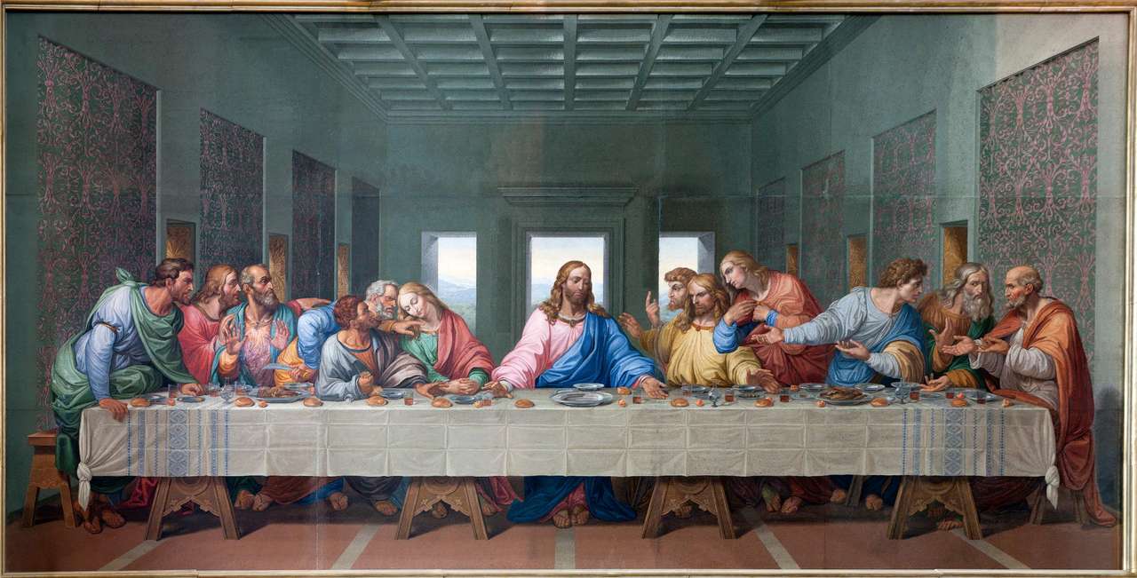 Last supper puzzle online from photo
