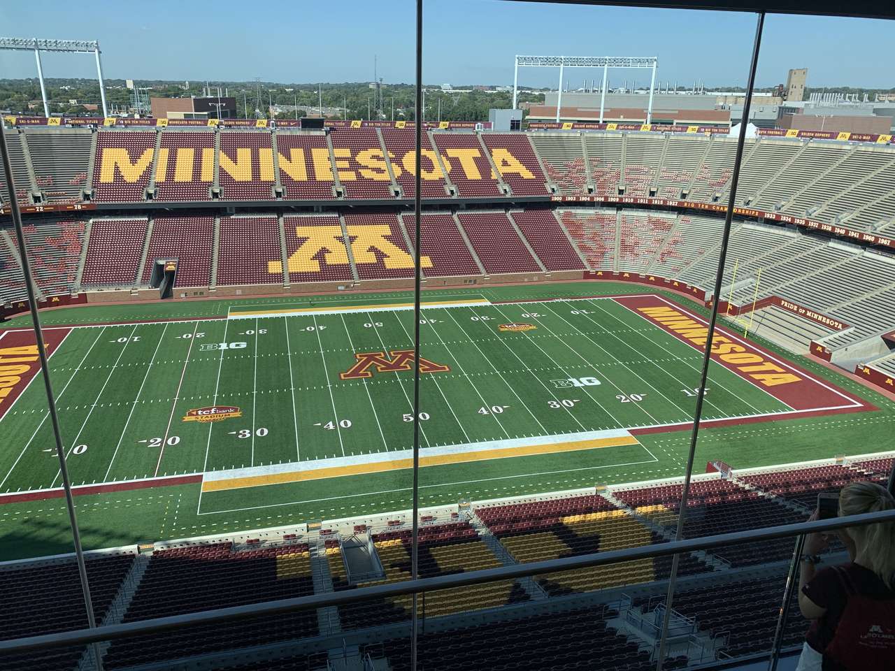 Aerial View of TCF Bank Stadium online puzzle