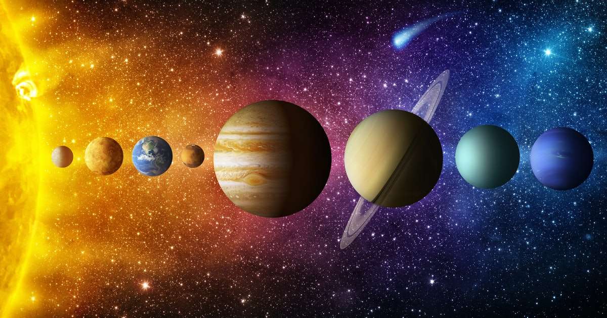 Planeten en ruimte online puzzel