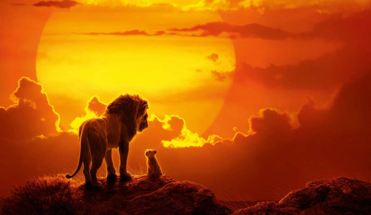 Παζλ Lion King παζλ online από φωτογραφία