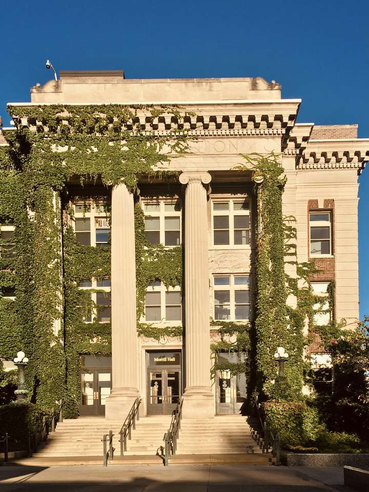 Ivy-Covered Morrill Hall puzzle online from photo