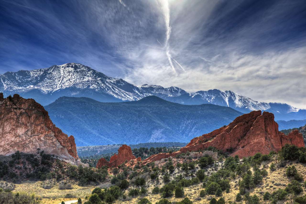 Colorado Springs puzzle online from photo