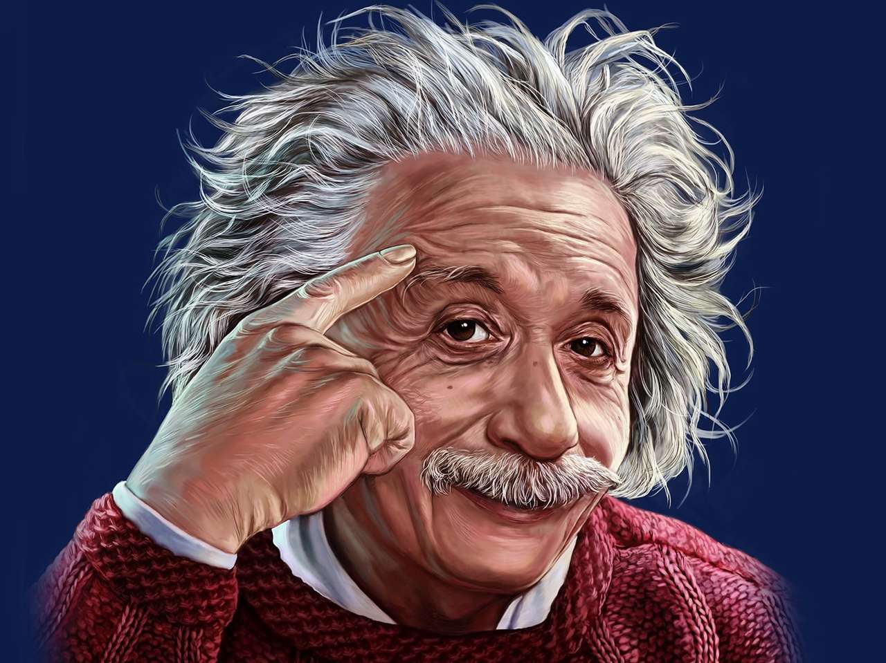 Альберт Эйнштейн онлайн-пазл