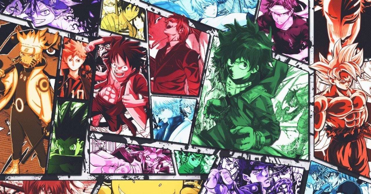 Anime Shonen Characters puzzle online from photo