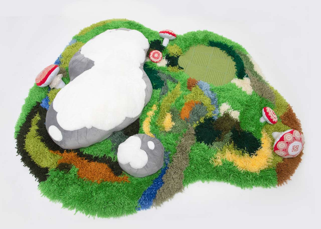 The Rug - Field by Julia Illana puzzle online from photo