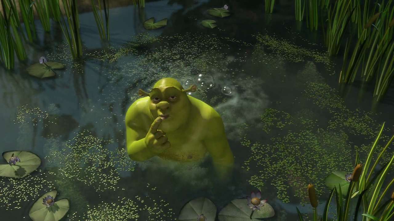 shrek dans le bain puzzle en ligne à partir d'une photo