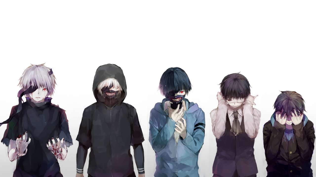 Tokyo Ghoul. Online-Puzzle
